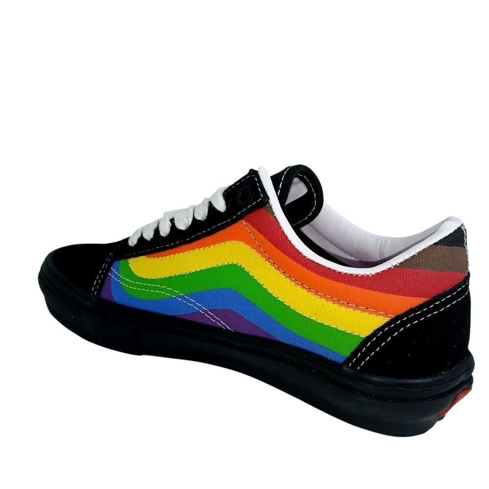 Vans Old Skool Womens New w/Tags Rainbow Pride Sneakers - Size 5 - Picture 2 of 5